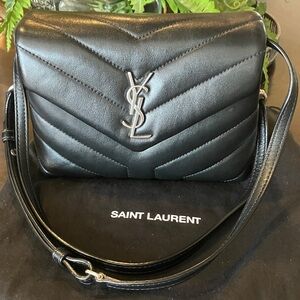 Saint Laurent (YSL) Matelasse Chevron Small Loulou Toy Bag